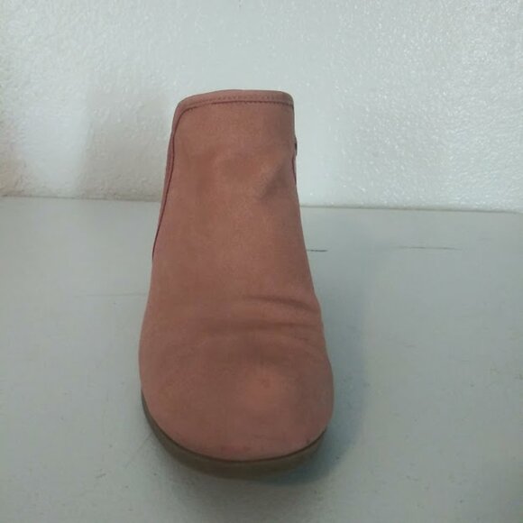 Wonder Nation women's size 5 pink faux suede ankle boots - Picture 6 of 16